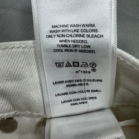 Polo Ralph Lauren White The Sharona Crop Flare Leg Jeans Men's 30R Boho Classic - Picture 10 of 16